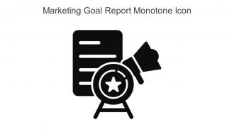 Marketing Goal Report Monotone Icon In Powerpoint Pptx Png And Editable Eps Format