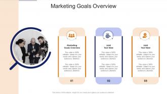 Marketing Goals Overview In Powerpoint And Google Slides Cpb