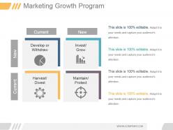 Marketing growth program ppt example professional