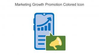 Marketing Growth Promotion Colored Icon In Powerpoint Pptx Png And Editable Eps Format
