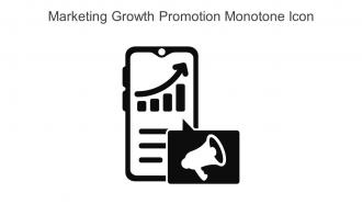 Marketing Growth Promotion Monotone Icon In Powerpoint Pptx Png And Editable Eps Format