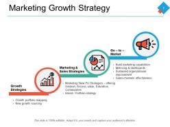 Marketing growth strategy ppt powerpoint presentation pictures deck