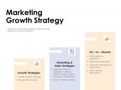 Marketing growth strategy sales brand k331 powerpoint presentation infographic