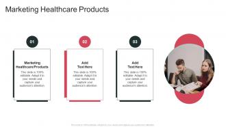Marketing Healthcare Products In Powerpoint And Google Slides Cpb