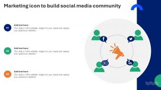 Marketing Icon To Build Social Media Community