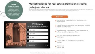 Marketing Ideas For Real Estate Online And Offline Marketing Strategies MKT SS V