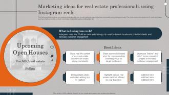 Marketing Ideas For Real Estate Professionals Real Estate Promotional Techniques To Engage MKT SS V