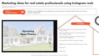 Marketing Ideas For Real Estate Professionals Using Instagram Complete Guide To Real Estate Marketing MKT SS V