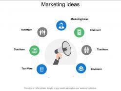 Marketing ideas ppt powerpoint presentation model graphics cpb