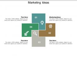 Marketing ideas ppt powerpoint presentation pictures shapes cpb