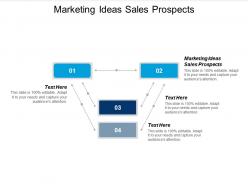 Marketing ideas sales prospects ppt powerpoint presentation ideas smartart cpb