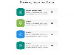 Marketing important banks ppt powerpoint presentation portfolio graphics template cpb