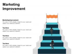 Marketing improvement ppt powerpoint presentation icon ideas cpb