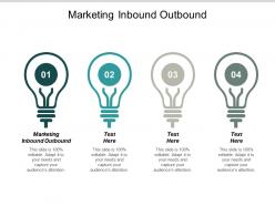 Marketing inbound outbound ppt powerpoint presentation outline ideas cpb