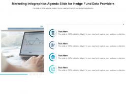 Marketing Infographics Agenda Slide For Hedge Fund Data Providers Infographic Template