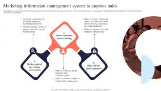 Marketing Information Management Sales Mis Integration To Enhance Marketing Services MKT SS V