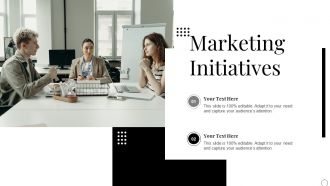 Marketing Initiatives Single Cover Page