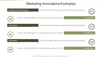 Marketing Innovations Examples In Powerpoint And Google Slides Cpb