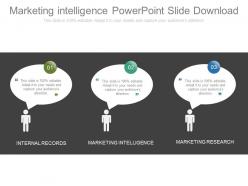 Marketing intelligence powerpoint slide download