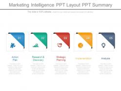 Marketing intelligence ppt layout ppt summary