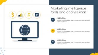 Marketing Intelligence Tools And Analysis Icon