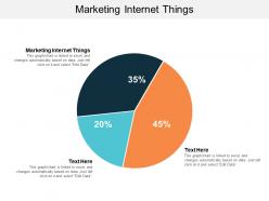 Marketing internet things ppt powerpoint presentation ideas demonstration cpb