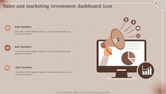Marketing Investment Dashboard Powerpoint Ppt Template Bundles Images Impressive