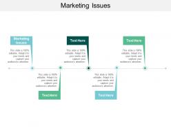 Marketing issues ppt powerpoint presentation pictures guide cpb