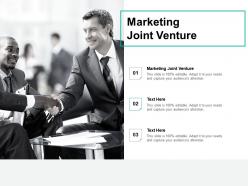 Marketing joint venture ppt powerpoint presentation slides visuals cpb