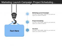 Marketing launch campaign project scheduling leadership development employee retention cpb