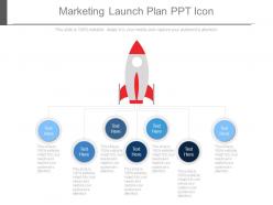 Marketing Launch Plan Ppt Icon