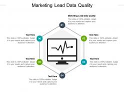 Marketing lead data quality ppt powerpoint presentation inspiration icons cpb