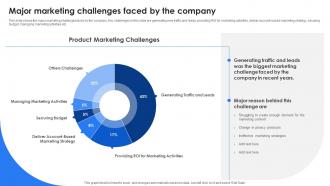 Marketing Leadership To Increase Product Sales Major Marketing Challenges Faced By The Company