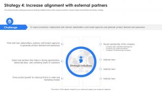 Marketing Leadership To Increase Product Sales Strategy 4 Increase Alignment With External Partners