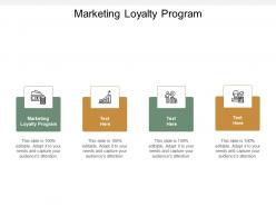 Marketing loyalty program ppt powerpoint presentation outline shapes cpb