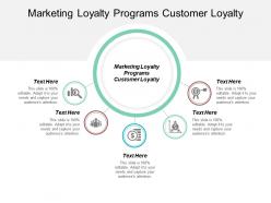 Marketing loyalty programs customer loyalty ppt powerpoint presentation professional slides cpb