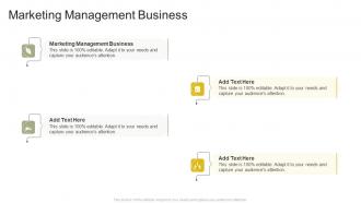 Marketing Management Business In Powerpoint And Google Slides Cpb