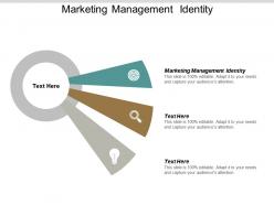 Marketing management identity ppt powerpoint presentation pictures aids cpb