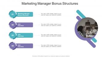 Marketing Manager Bonus Structures In Powerpoint And Google Slides Cpb