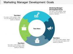 Marketing manager development goals ppt powerpoint presentation ideas graphics download cpb