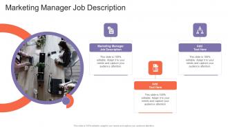 Marketing Manager Job Description In Powerpoint And Google Slides Cpb