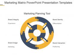 Marketing matrix powerpoint presentation templates