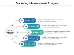 Marketing measurement analysis ppt powerpoint presentation model picture cpb
