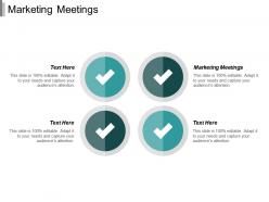 Marketing meetings ppt powerpoint presentation outline introduction cpb