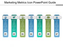 Marketing metrics icon powerpoint guide