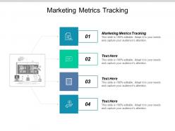 Marketing metrics tracking ppt powerpoint presentation model tips cpb