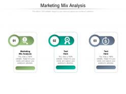 Marketing mix analysis ppt powerpoint presentation summary graphics cpb