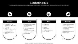 Marketing Mix Apple Company Profile Ppt Download CP SS