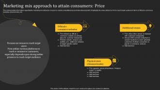Marketing Mix Approach To Attain Consumers Price How Amazon Generates Revenues Across Globe Idea Best