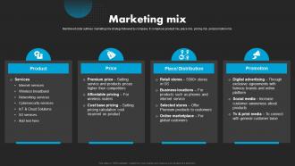 Marketing Mix AT And T Company Profile CP SS